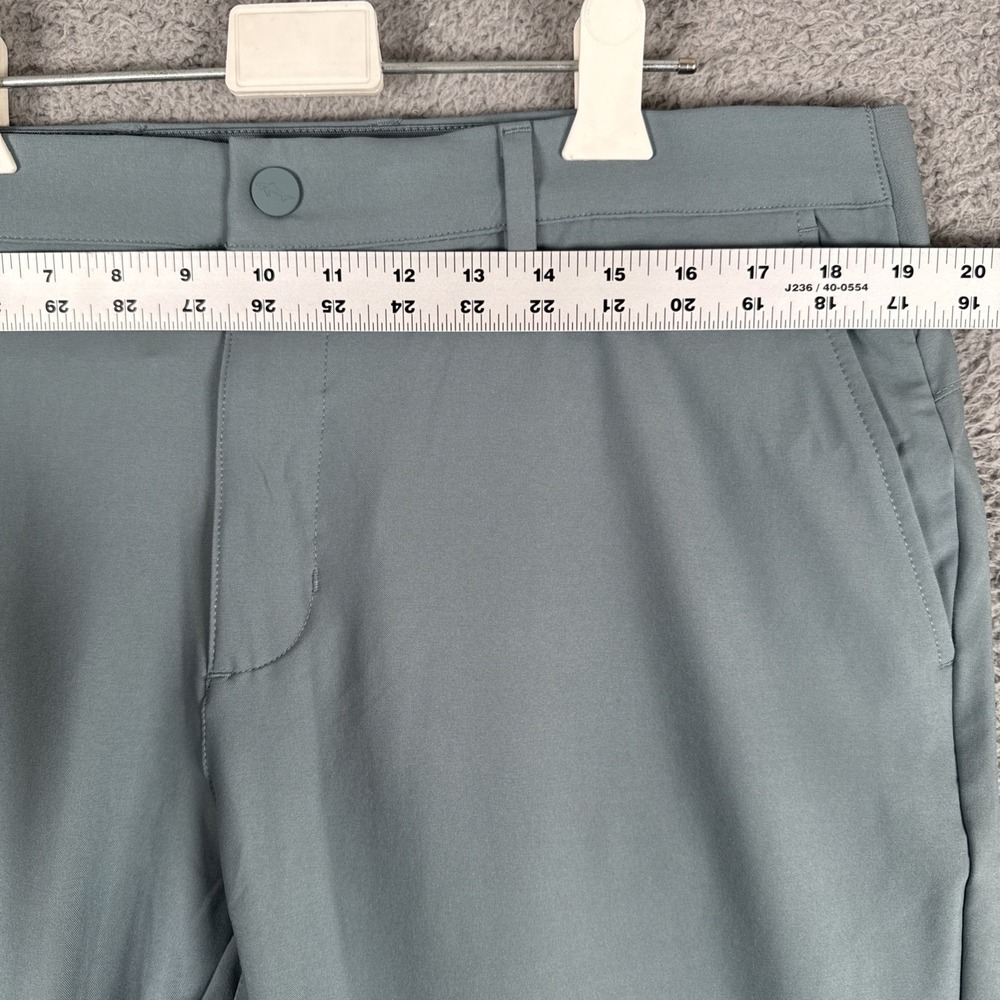 Greg Norman Golf Performance Pants Mens 36x30 BLUE Comfort Stretch Waistband NEW - Picture 3 of 8